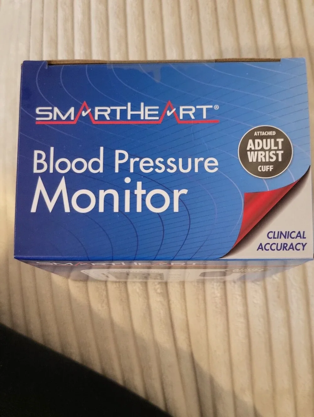 Blue Wrist Blood Pressure Monitor - Adult Cuff